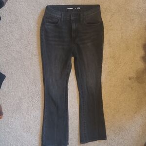 Old Navy Girls Black Flare Leg Jeans
